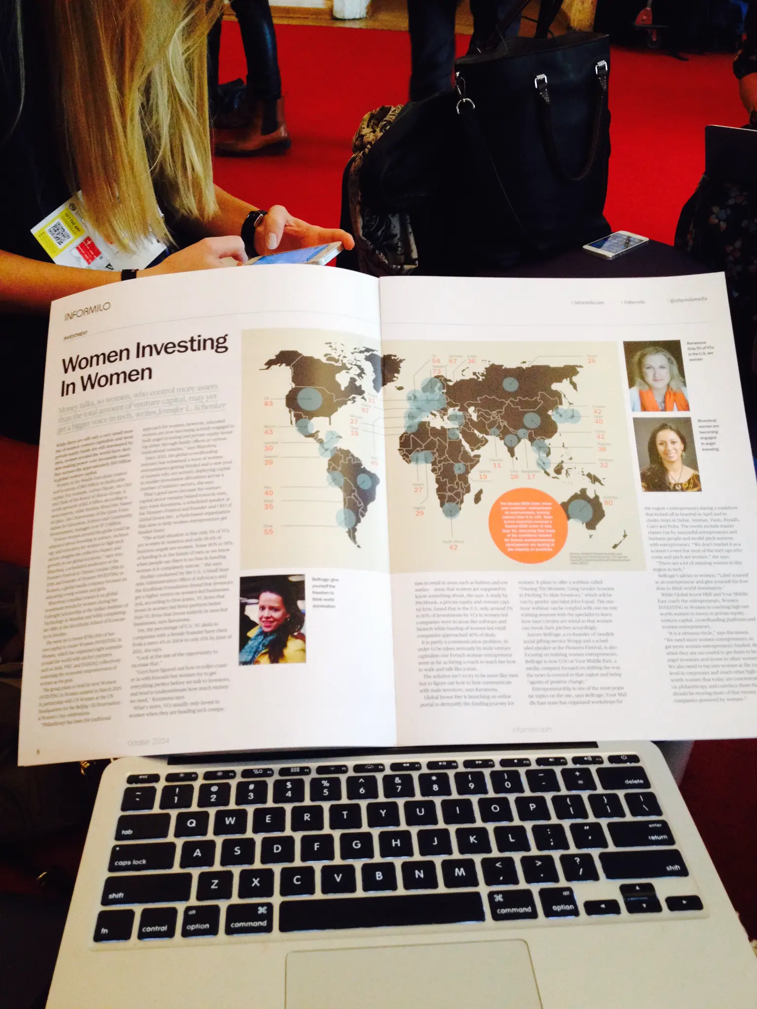 Informilo magazine feature: Women Investing in Women — Anu Bhardwaj featured at Pioneers '17, Vienna, June 2017