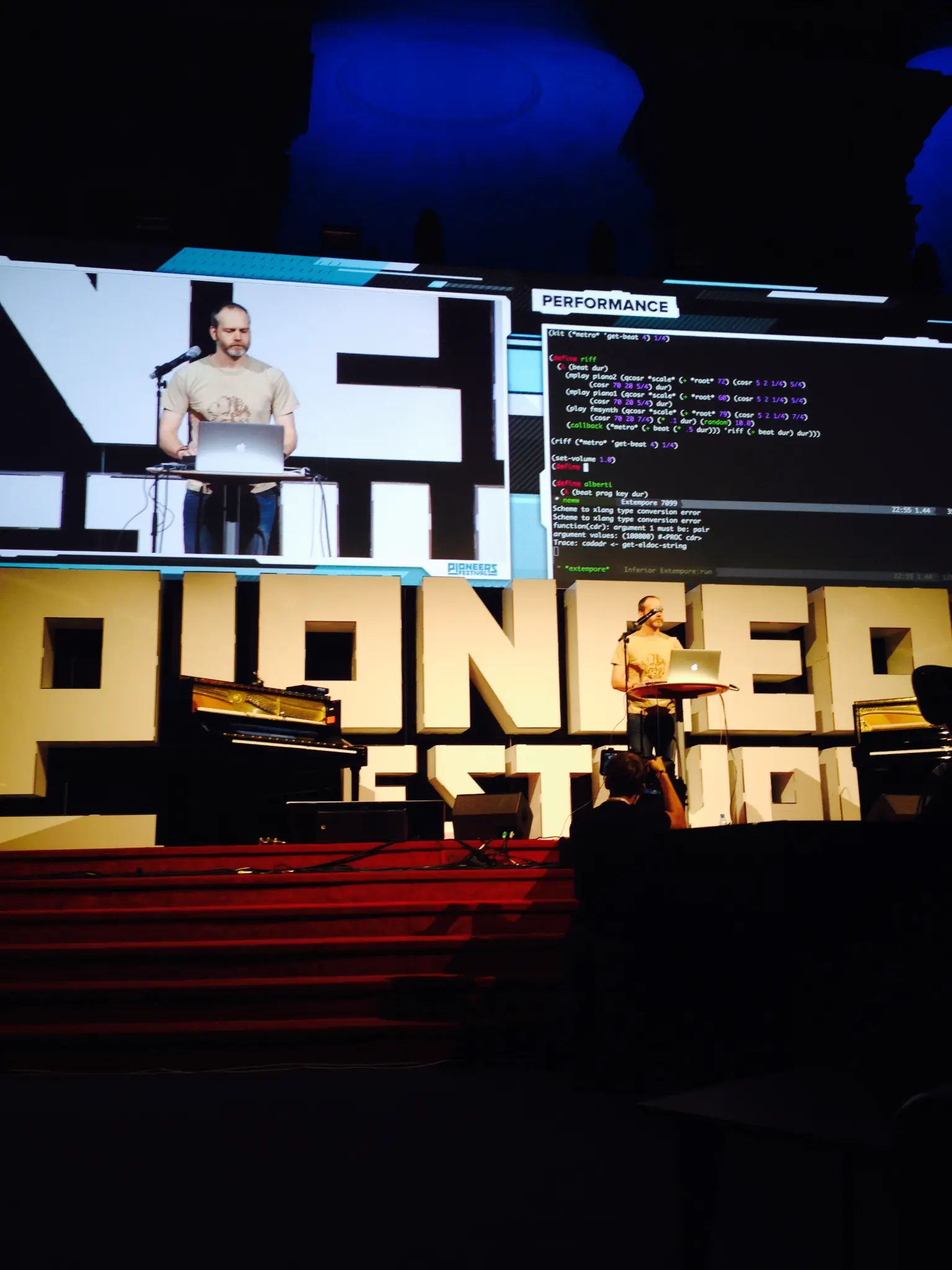 Pioneers Festival main stage performance — Hofburg Imperial Palace, Vienna, June 2017