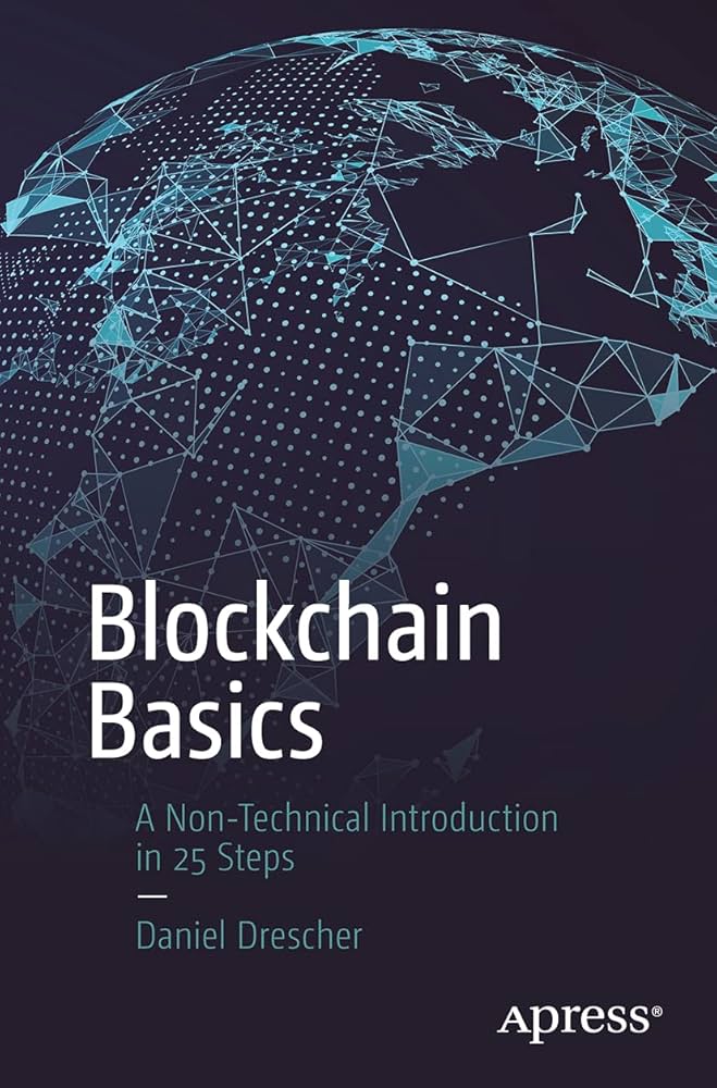 Blockchain Basics: A Non-Technical Introduction in 25 Steps — SHEQONOMI luxury book cover