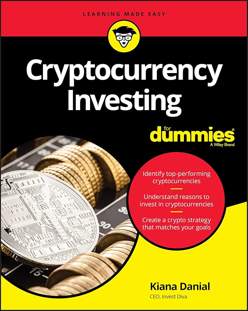 Cryptocurrency Investing For Dummies — SHEQONOMI luxury book cover