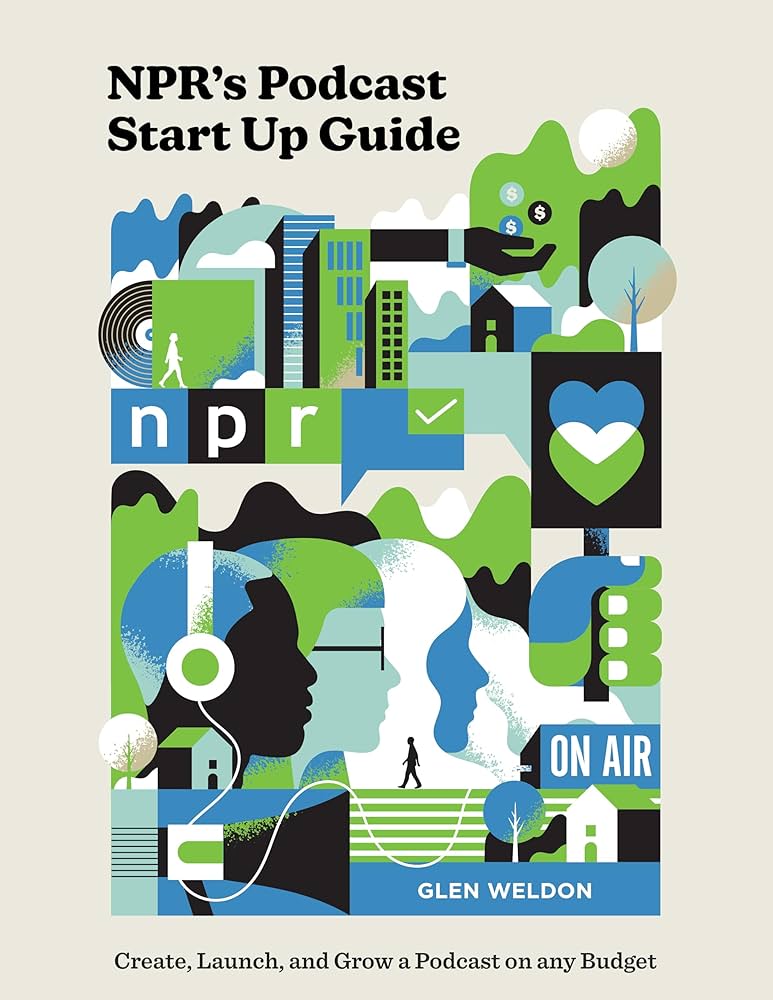 NPR's Podcast Start Up Guide — SHEQONOMI luxury book cover