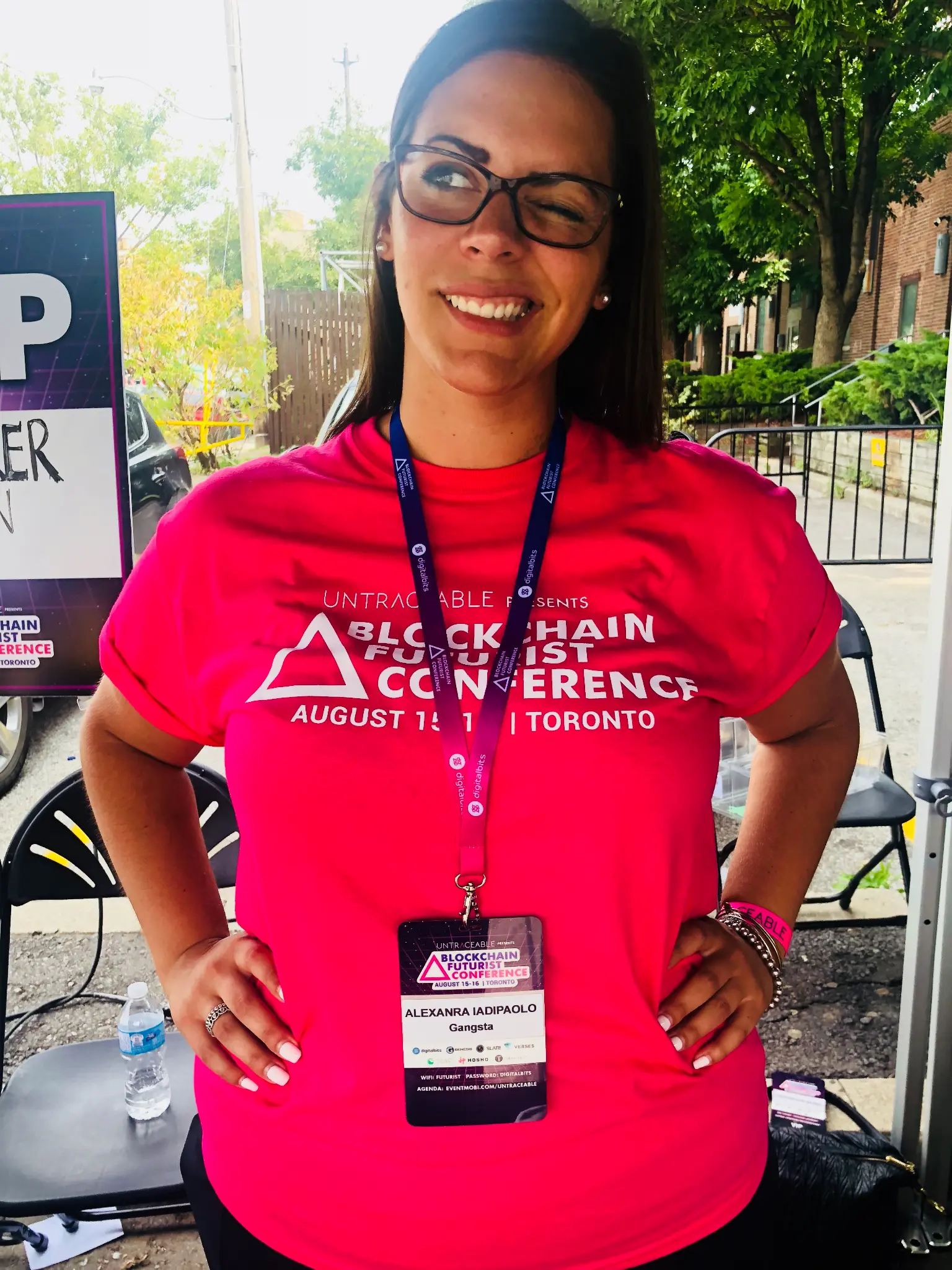 Blockchain Futurist Conference Toronto — Alexandra Iadipaolo, Untraceable, August 2019