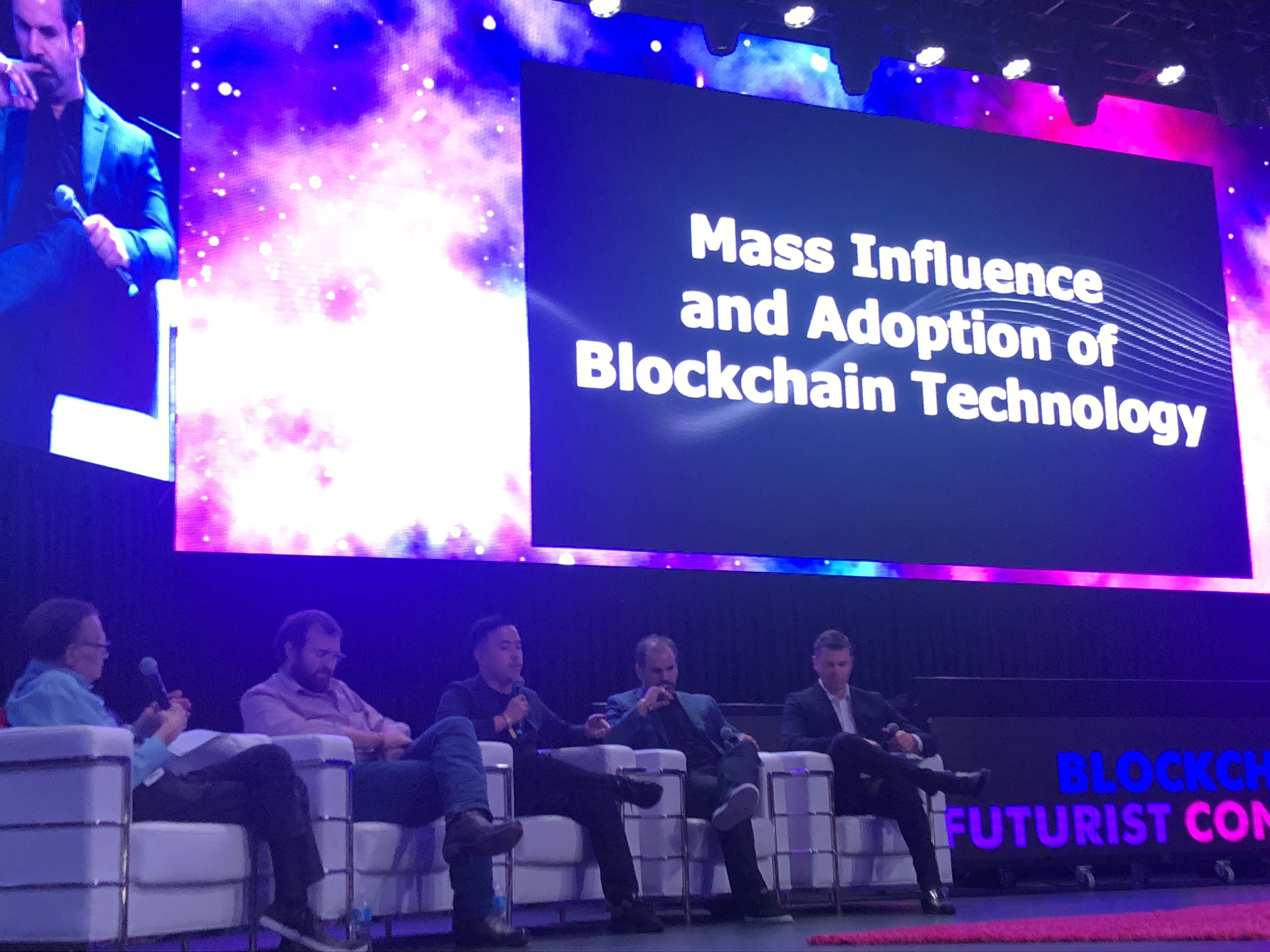 Blockchain Futurist Conference — Mass Influence and Adoption of Blockchain Technology panel