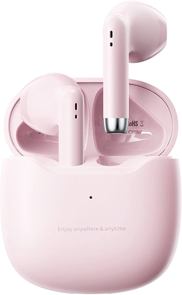Pink Wireless Earbuds — Bluetooth 5.3